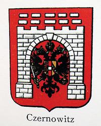 Stadtwappen Czernowitz/ Cernivci (Ströhl)