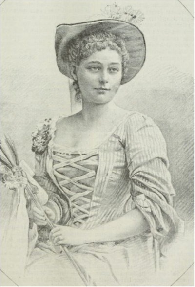 Bettina von Rothschild  1888 und 1892  im Wiener Salonblatt