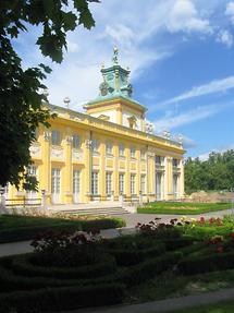 Flower beds, Wilanow Palace