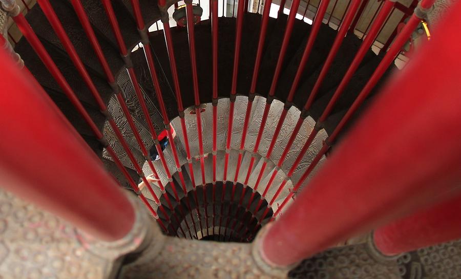 Ljubljana Castle - Observation Tower; Circular Stair