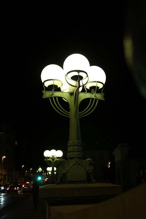 Ljubljana at Night - Dragon Bridge