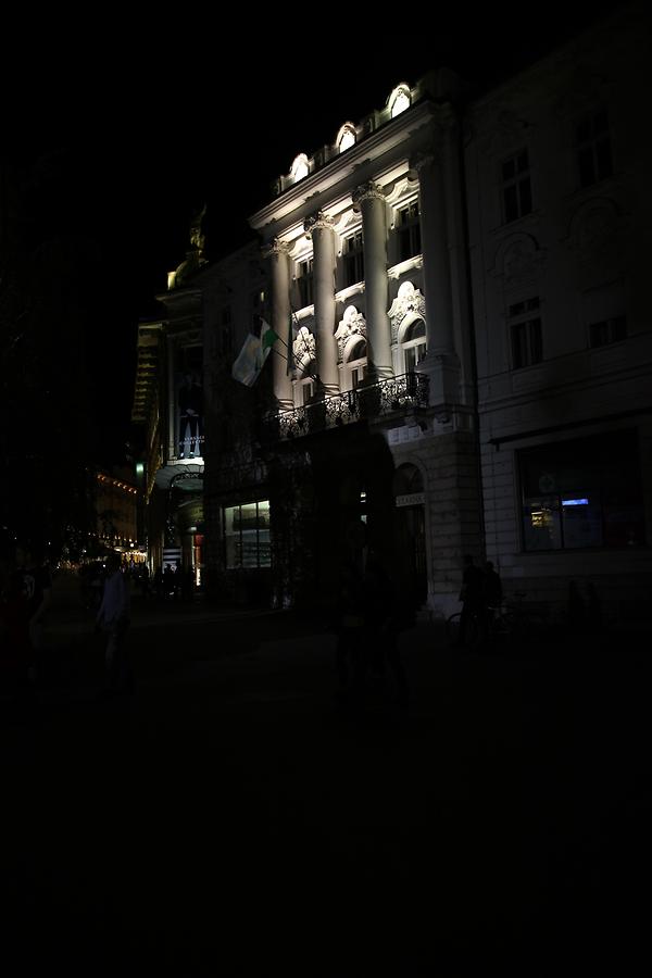 Ljubljana at Night - Prešeren Square