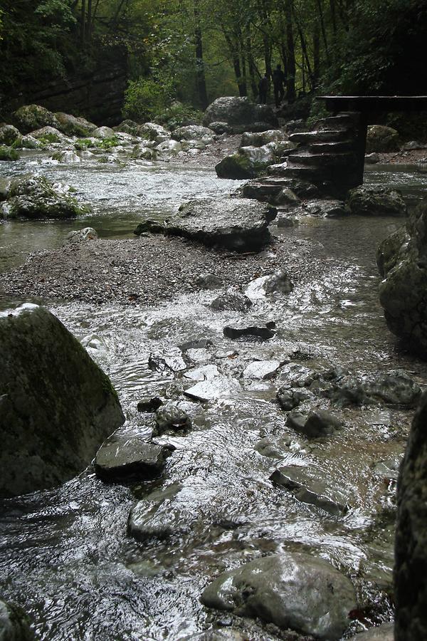 Path near Koziak Waterfall