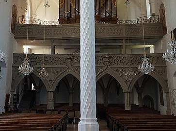 (Graue) Westempore (vor 1512?), Pfarrkirche Vöcklamarkt, Hausruckviertel, Oberösterreich