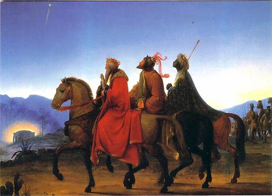 Reise der Heiligen Drei Könige, Leopold Kupelwieser, 1825