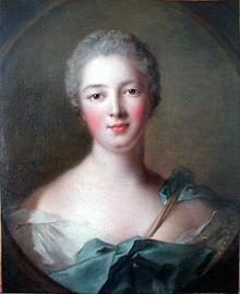 Madame de Pompadour (1721-1764). Öl auf Leinwand, Jean-Marc Nattier, 1748