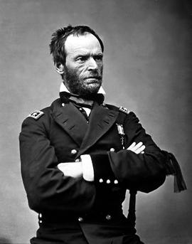 General Wiliam Tecumseh Sherman (Union), um 1865