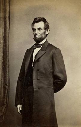 US-Präsident Abraham Lincoln (Republikaner / Union), 08. Januar 1864