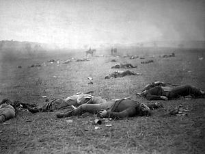 Gefallene nach der Schlacht bei Gettysburg, 1863