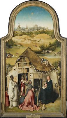 Hieronymus Bosch, Epiphanie-Triptychon, um 1494