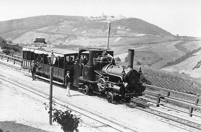 Kahlenbergbahn bzw. Zahnradbahn, Station Grinzing