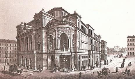 Das Stadttheater auf der Seilerstätte 7. Nach Innenumbauten als Etablissement Ronacher wiedereröffnet