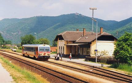 Bahnhof Aggsbach-Markt - ÖBB 5047 - Donauuferbahn