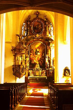 St. Michael in der Wachau, Wehrkirche, Hochaltar