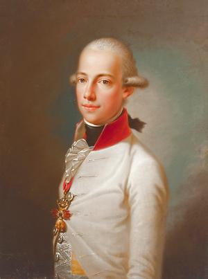 Erzherzog Johann von Österreich im Alter von 15 Jahren (?). Öl auf Leinwand, Joseph Hickel, um 1795 (?)