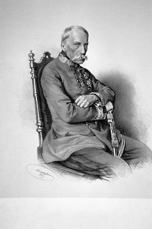 Erzherzog Johann (im letzten Lebensjahr). Lithographie, Josef Kriehuber, 1859