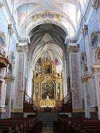 Inneres der Klosterkirche von Göttweig