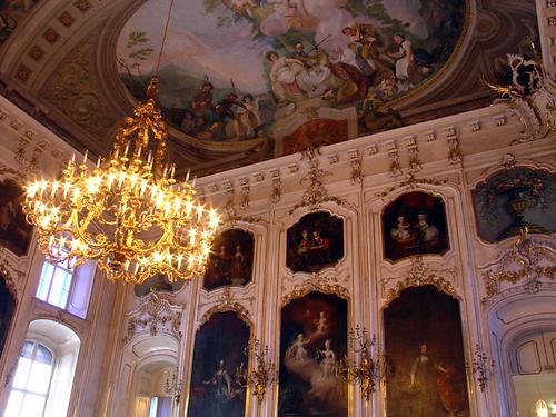 Deckenfresko im Riesensaal der Innsbrucker Hofburg, 1772
