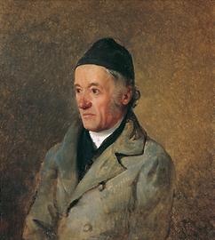 Jakob Gauermann, der Vater von Friedrich Gauermann, 1833