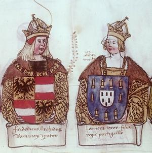 Friedrich III. und Leonora von Portugal - Foto: ÖNB, Bildarchiv Austria, Wikimedia Commons - Gemeinfrei