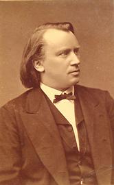 Johannes Brahms, deutscher Komponist, Pianist und Dirigent der Hochromantik, 1876