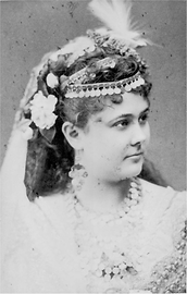 Minnie Hauk, US-amerikanische Opernsängerin (Mezzosopran), damals Weltstar. Ab 1870 drei Jahre an der Wiener Hofoper engagiert. Um 1870