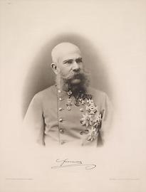Kaiser Franz Joseph von Österreich-Ungarn, Heliogravure; 'Es war sehr schön, es hat mich gefreut.' - Foto: Dorotheum, Wikimedia Commons - Gemeinfrei