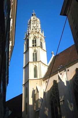 Glockenturm, Maria am Gestade, Wien-Innere Stadt - Foto: Stanislav Doronenko, Wikimedia Commons - Gemeinfrei