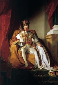 Kaiser Franz I. von Österreich, Friedrich (Ritter von) Amerling, 1832; Schatzkammer (KHM Wien) - Foto: Wikimedia Commons - Gemeinfrei