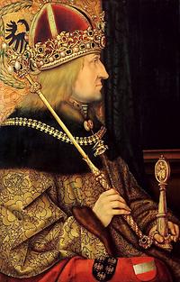 Kaiser Friedrich III., auf Hans Burgkmair d. Ä. zugeschrieben, nach einem verlorenen Original von 1468; Schloss Ambras Innsbruck (KHM Wien) - Foto: Wikimedia Commons - Gemeinfrei