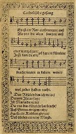 'Es ist ein Ros entsprungen', Speyerer Gesangbuch 1599