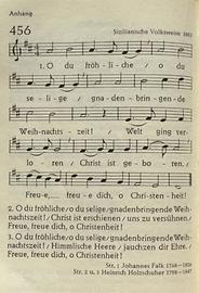 'O du fröhliche', evangelisches Kirchengesangsbuch, um 1950