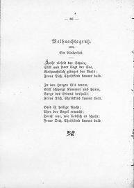 'Weihnachtsgruß' - 'Leise rieselt der Schnee', Eduard Ebel, Gesammelte Gedichte, 1895