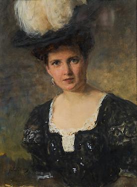 Gräfin Gisela Kisky von Wichinitz und Tettau, 1906 (seit 1909 Gräfin Gisela Kinsky)