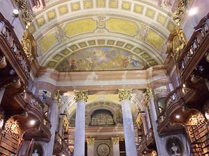 Teil des Prunksaals der Österreichischen Nationalbibliothek