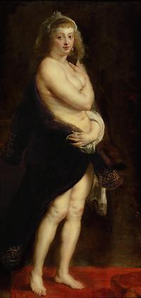 Peter Paul Rubens: Das Pelzchen / Helena Fourment in einer Pelzrobe, 1636-38. Kunsthistorisches Museum Wien