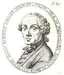 Giuseppe Galli da Bibiena, italienischer Bühnenbildner und Theater-Ingenieur