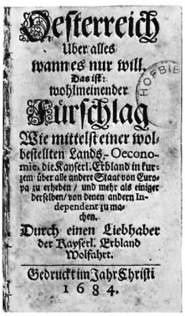 Barockes Handbuch des Merkantilismus