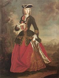 Kaiserin Elisabeth Christine als Jägerin