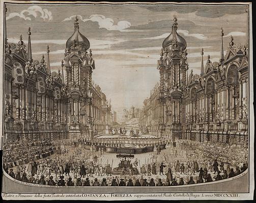 Constanza e fortezza, Opernaufführung am 28. August 1723 in Prag