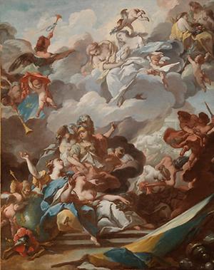 Allegorie auf den Frieden von Wien 1735, Gemälde