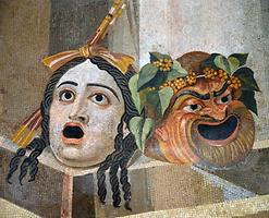 Theatermasken in der Antike