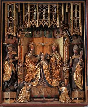 Michael Pacher-Altar, Alte Grieser Pfarrkirche, Bozen; um 1475