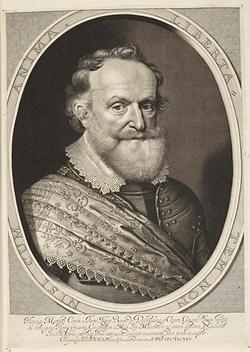 Heinrich Matthias von Thurn, einer der Hauptführer des böhmischen Aufstandes gegen Ferdinand II., 1625