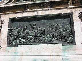 Prinz Eugen - Budapest - Relief Schlacht bei Zenta (1697)