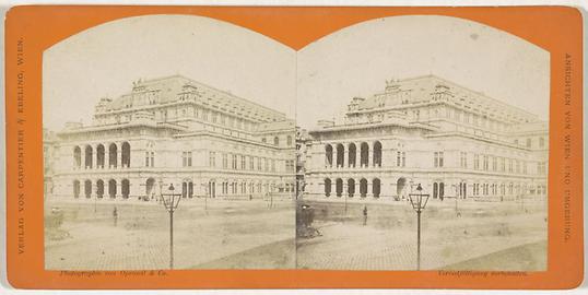 K. K. Hofoper (= Wiener Staatsoper), zwischen 1868 und 1880