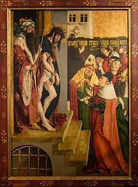 Ecce Homo, Jörg Preu der Ältere, Donauschule bzw. Dürerzeit, Tempera auf Holz, 1502