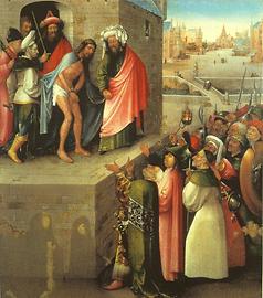 Ecce Homo. Hieronymus Bosch. Öl und Tempera auf Eichenholz, zwischen 1480 und 1490, Städel Museum, Sammlung