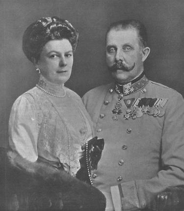 Erzherzog Franz Ferdinand und seine Ehefrau Herzogin Sophie von Hohenberg