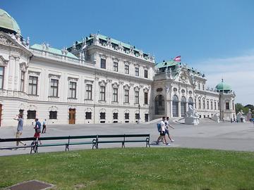 Oberes Belvedere, südseitige Fassade